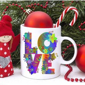 Love Baskılı Kupa