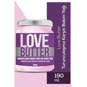 Love Butter 190 ml Turunculaşma Karşıtı Mor Saç Bakım Yağı