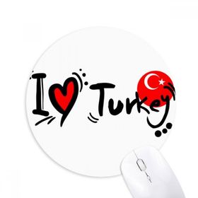 Love Kalp Yuvarlak Mouse Pad