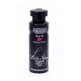 Lovely Spring Black XS 200 ml Sprey Deodorant