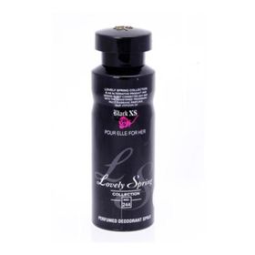 Lovely Spring Black XS 200 ml Sprey Deodorant