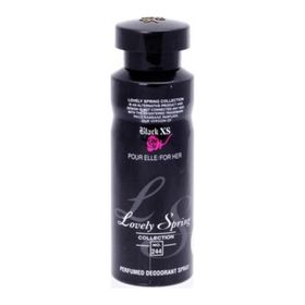 Lovely Spring Black XS 200 ml Sprey Deodorant
