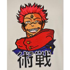 Loviras Jujutsu Kaisen Ryomen Sukuna Kırık Beyaz Unisex T-shirt