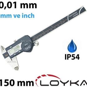 Loyka 5110-150 0-150 mm IP54 Korumalı Dijital Kumpas