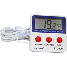 Loyka BT-2000 Alarmlı ve Mıknatıslı Buzdolabı Termometresi