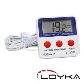 Loyka BT-2000 Alarmlı ve Mıknatıslı Buzdolabı Termometresi