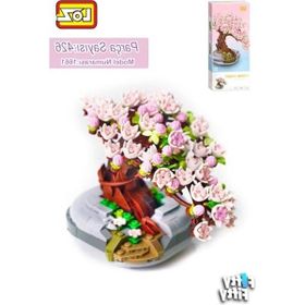 Loz FFLZ-1661 Dekoratif ve Koleksiyonluk Çiçek Buketi 426 Parça Yapım Seti