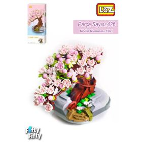 Loz FFLZ-1661 Dekoratif ve Koleksiyonluk Çiçek Buketi 426 Parça Yapım Seti