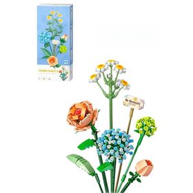 Loz FFLZ-1671 Dekoratif ve Koleksiyonluk Çiçek Buketi 680 Parça Yapım Seti