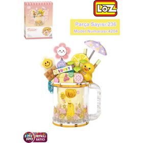 Loz FFLZ-4204 Creative Serisi Ördek Figürlü Bardak Modeli 236 Parça Oyuncak Yapım Seti