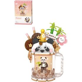 Loz FFLZ-4206 Creative Serisi Panda Figürlü Bardak Modeli 297 Parça Oyuncak Yapım Seti