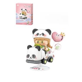 Loz FFLZ-4307 Creative Serisi Sallanan Siyah Beyaz Panda Modeli 188 Parça Oyuncak Yapım Seti