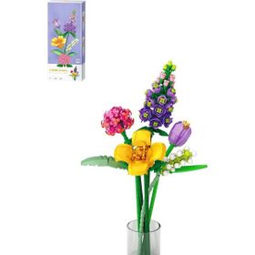 Loz FFLZ-4604 Dekoratif ve Koleksiyonluk Çiçek Buketi 608 Parça Yapım Seti