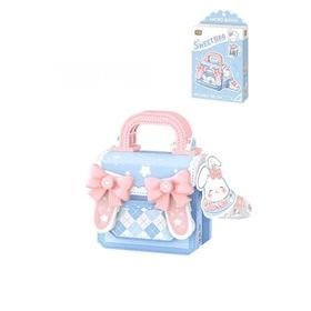 Loz FFLZ-8845 Micro Block Sweet Bag Serisi Mavi Tavşan Figürlü Çanta 330 Parça Oyuncak Yapım Seti