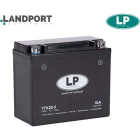 LP YTX20L-SLA 12 V-18 Amper 270 cca Bakımsız Akü