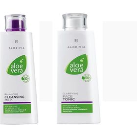 Lr 200 ml Aloe Vera Cilt Temizleme Sütü ve 200 ml Aloe Vera Tonik