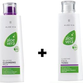 Lr 200 ml Aloe Vera Cilt Temizleme Sütü ve 200 ml Aloe Vera Tonik