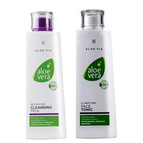 Lr 200 ml Aloe Vera Cilt Temizleme Sütü ve 200 ml Aloe Vera Tonik