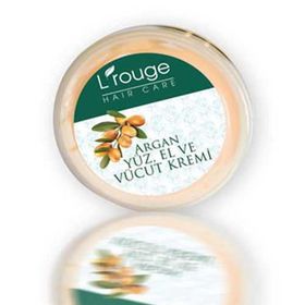 L’rouge 100 ml Argan Yağlı Yüz, El ve Vücut Kremi