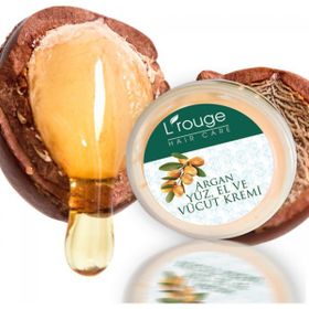 L’rouge 100 ml Argan Yağlı Yüz, El ve Vücut Kremi