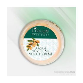 L’rouge 100 ml Argan Yağlı Yüz, El ve Vücut Kremi