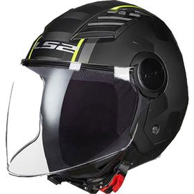 LS2 67322 Airflow Pace Titanyum Açık Motosiklet Kaskı