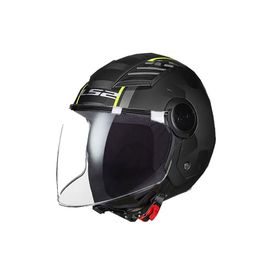 LS2 67322 Airflow Pace Titanyum Açık Motosiklet Kaskı