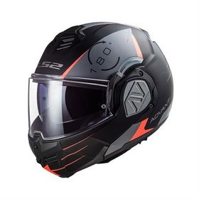 LS2 Advant Codex Çene Açılır Beyaz Siyah Motosiklet Kaskı