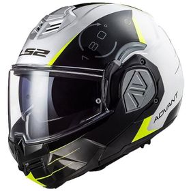 LS2 Advant Codex Çene Açılır Beyaz Siyah Motosiklet Kaskı