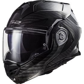 LS2 Advant X Karbon Çene Açılır Siyah Motosiklet Kaskı
