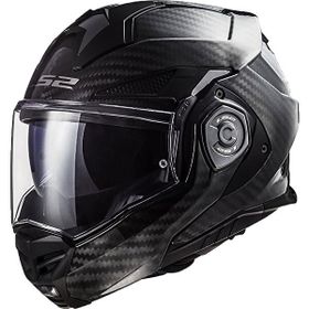 LS2 Advant X Karbon Çene Açılır Siyah Motosiklet Kaskı