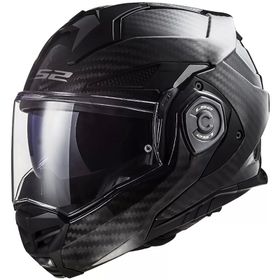 LS2 Advant X Karbon Çene Açılır Siyah Motosiklet Kaskı