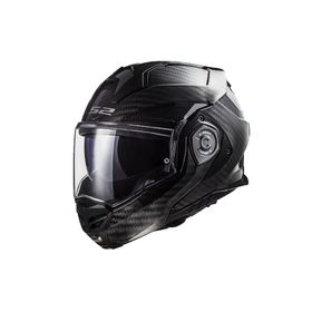 LS2 Advant X Karbon Çene Açılır Siyah Motosiklet Kaskı