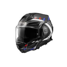 LS2 Advant X Karbon Future Çene Açılır Siyah Motosiklet Kaskı