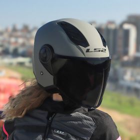 LS2 Airflow 2 Mat Kum Açık Kask