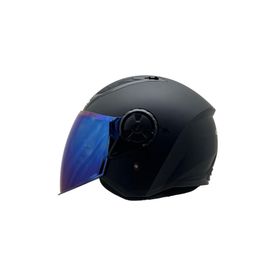 LS2 Airflow 2 Mavi Cam Mat Siyah Kask