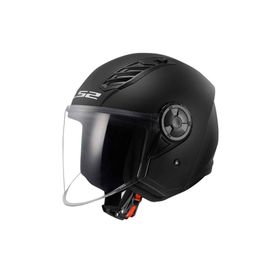 LS2 Airflow Açik Gri Siyah Motosiklet Kaskı