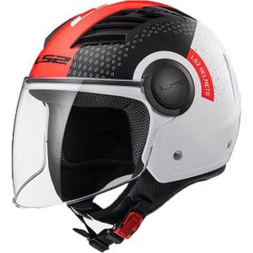 LS2 Airflow Beyaz Kask Camı