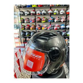 LS2 Airflow Jeans İridium Gri Kask Camı Set