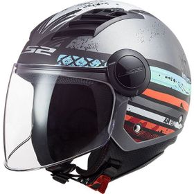 LS2 Airflow Mavi Motorsiklet Kaskı