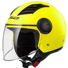 LS2 Airflow Neon Sarı Açık Motosiklet Kaskı