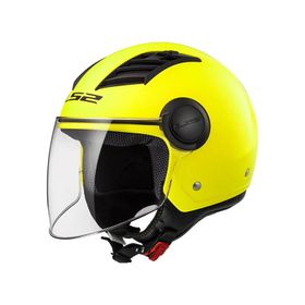 LS2 Airflow Neon Sarı Açık Motosiklet Kaskı