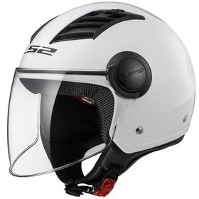 LS2 Airflow Ronnie Açık Mor Beyaz Motosiklet Kaskı