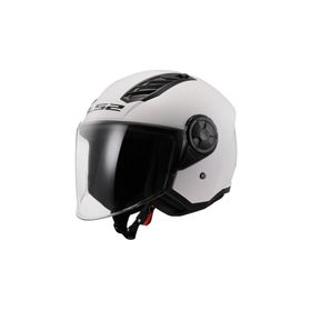 LS2 Airflow Ronnie Açık Mor Beyaz Motosiklet Kaskı