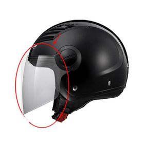 LS2 Airflow Siyah Kask Camı