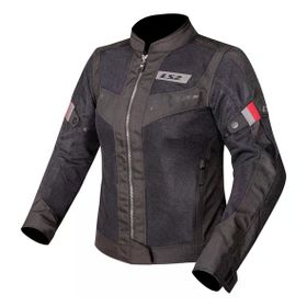 LS2 Blade Air Siyah Kırmızı Kadın Mont