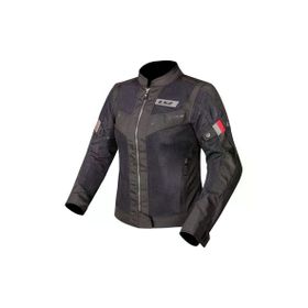 LS2 Blade Air Siyah Kırmızı Kadın Mont