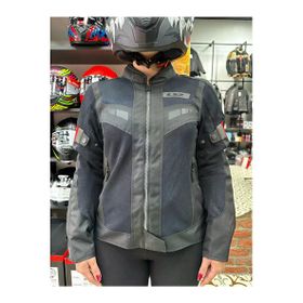 LS2 Blade Air Siyah Kırmızı Kadın Mont