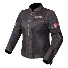 LS2 Blade Air Siyah Kırmızı Kadın Mont