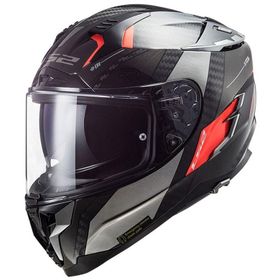 LS2 Challanger C Flames Full Face Mavi Motosiklet Kaskı